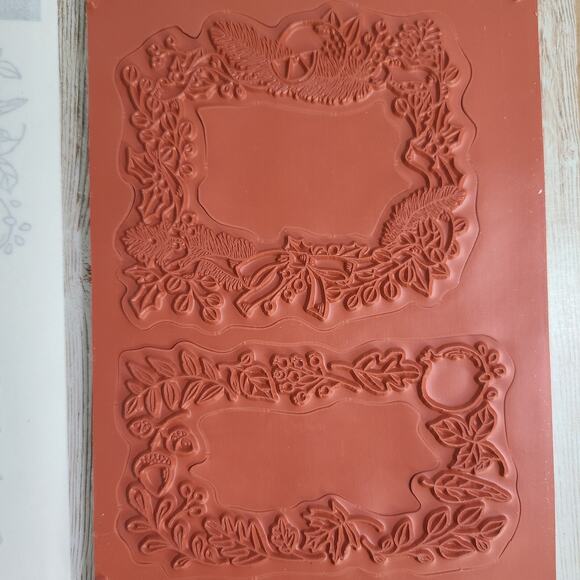 Stampin Up Framing Foliage Cling Stamp Set-NEW - Picture 7 of 12